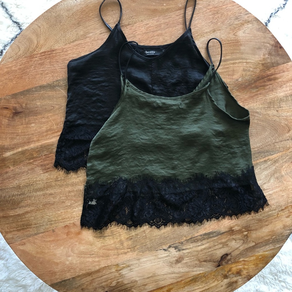 Bershka Camisoles with Lace Detail